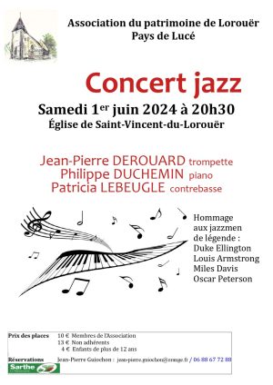 Concert  annuel de l’association du Patrimoine de Lorouër-Pays de Lucé